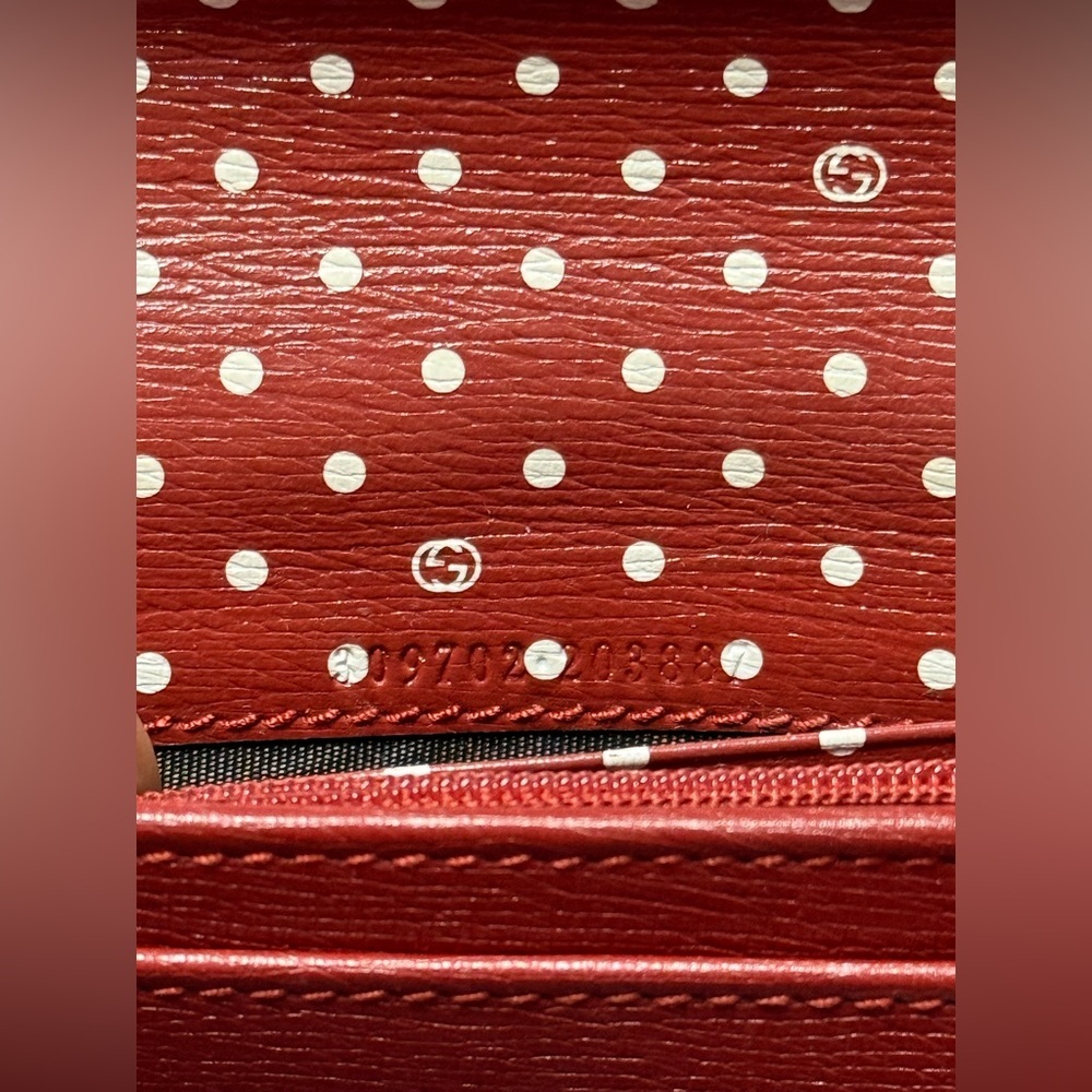 Gucci leather continental dark red wallet - Picture 11 of 16